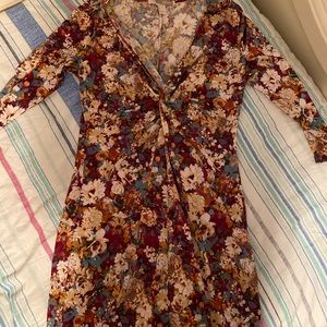 Forever 22 Floral Mini Body-con Dress